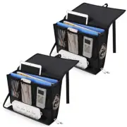 Bedside Caddy Bedside Storage Organizer Bedside Organizer with Power Strip Ho...