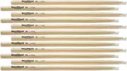 Goodwood US Hickory Drumsticks 6-pair - 5A - Nylon Tip (3-pack) Bundle