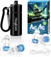 High Fidelity Concert Ear Plugs, Hearprotek Noise Reduction Music Earplugs