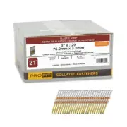 PRO-FIT Collated Framing Nails 3" 21-Degree Hot Dipped Galvanized (2000 / Box)