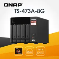 在飛比找PChome24h購物優惠-QNAP 威聯通 TS-473A-8G 4-Bay NAS(