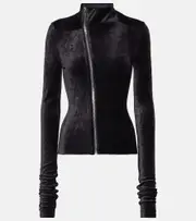 [Rick Owens] Rick Owens Gary jersey jacket AU 6 black