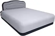 High Street TV Yawn King Air Bed - Grey King Size Air Mattress with Custom Fitted Sheet and Bonus Carry Bag