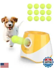 Rigshru Interactive Automatic Ball Launcher for Dogs - 12 Tennis Balls,BallLa