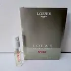 LOEWE Sport Pour Homme Eau de Toilette mini Spray Cologne Sample, 2ml, Brand NEW