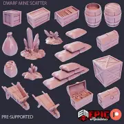 Dwarf Mine Scatter by Epic Miniatures |