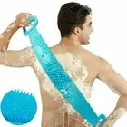 Back brush body brush shower brush scrubber massage silicone