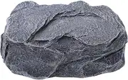 ERINGOGO Simulation Stone Key Holder Decorative Hidden Key Storage Box for Outdoor Garden Decor Realistic Stone Shape Design for Outside Use