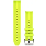 Garmin 010-13225-05 QuickFit 22 mm MARQ Watch Strap Band - Amp Yellow Silicone