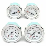 Mercury Marine Boat Analog Gauges | Flagship Silver White (Set of 4)