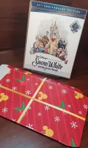 Snow White and the Seven Dwarfs (Blu-ray)+Disney Giftbox-w/PROTECTIVE SLEEVE-NEW