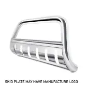 Kasei Bull Bar Push Brush Guard w/Skid Stainless Fits 2019-2023 FORD RANGER