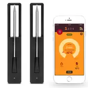 Wireless Bluetooth Smart Meat Thermometer Magnet Intelligent APP Control BBQ Thermometer with Charging Dock