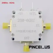 20MHz-6GHz 10W 40dBm High Power RF Antenna Switch for Transceiver System pe66