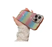 Soft TPU Case for iPhone 12 Pro Max, Glitter Sparkle Bling Cover - Rose Gold