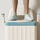 Toilet Odor Proof Bedside Commode Chair With Armrests Bedroom Activities SD0