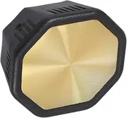 TOYANDONA Badminton Racket Back Cover Racket Handle Cap Tennis Handle End Cap Racquetball Grip End Badminton Equipment Table Tennis Bat Cover Golden Plastic