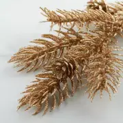 Bulk Package of 24 Gold Glittered Artificial Angel Pine 11-1/2" Picks