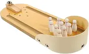 Gogogmee Interactive Mini Bowling Game for Elderly Activities Wooden Educational Toy