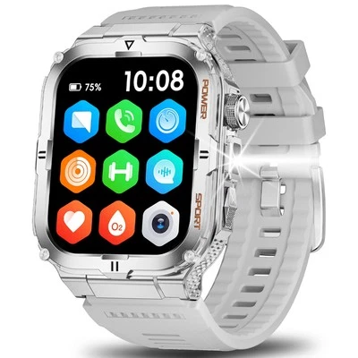 Men'S Smartwatch Bluetooth Call Tracker Sports Watch Digital Fitness7727