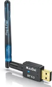 Bluetooth Adapter for PC 5.3, Maxuni USB Bluetooth Dongle 5.3 EDR Adapter for La