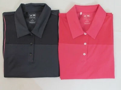 NEW LADIES’ ADIDAS GOLF CLIMACOOL MESH BLOCK POLO, MEDIUM, PICK A COLOR