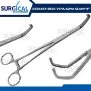 DeBakey-Beck Atraumatic Vena-Cava Clamp 8" Vascular Instruments German Grade