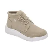 DR.SCHOLL LA THUILE BEIGE BOOTS WITH FUR