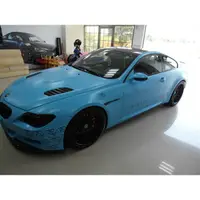 在飛比找蝦皮購物優惠-BMW M6 E63 全車貼膜 3M1080 消光藍色 全車
