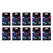 20pc Helix Oxford Cyberpunk Design Eco Edition Cardboard Sleeved Erasers Matrix