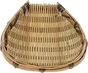 Ipetboom Mini Hand Woven Wall Basket Hanging Basket for Candy Holder Photo Prop Decorative Wall Art for Kindergarten Classroom Rustic Home