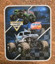 NEW Monster Jam Grave Digger/Megalodon/ Toro Loco 46in x 60in Soft Throw Blanket