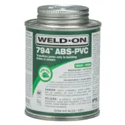 GLUTRANS1PT 794 1/2 PINT ABS TO PVC TRANSITION GLUE