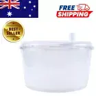 Salad Spinner Vegetable Lettuce Salad Leaves Washer Dryer Serving Bowl Containe