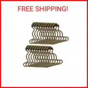20Pcs Dungaree Suspender Clips Overall Buckles 1.5 Inch Wide Bottom Gunmetal Ove