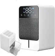 Dehumidifier for Home, 323 Sq.Ft Portable Dehumidifier for Bedroom, Low Temperature Defrost Function, 2 Mode Auto Shut Off, 2-12H Timer, Touch Control, 1.5L Water Tank Capacity, 7 LED Lights