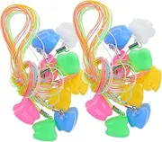 SUPVOX 20Pcs Tooth Holder Mixed Style Tooth Keepsake Box Fetal Hair Personal Info Storage present for Childrens Memories
