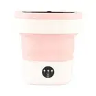 7.5L Mini Portable Bucket Washer Foldable Washing Machine With Soft Sp 8648