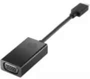 GenuineHP USB-C Thunderbolt to VGA Adapter Black Compact for Laptop PC Android