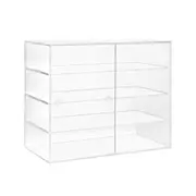 Cake Display Cabinet Large Acrylic Bakery Donuts Cupcake Stand Case Unit Holder Muffin Donut Pastries 4-Tier 5mm Thick