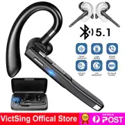 Wireless Headphone Bluetooth Headset Earphones Stereo Earbud & Microphone Mute