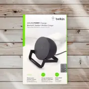 Belkin SOUNDFORM Charge Bluetooth Speaker + Wireless Charger New in Box