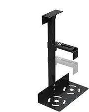 Under Desk and Wall PC Mount,CPU Desktop Computer Holder - Heavy Duty Wall-Mountable PC Under Desk Mount with Flexible Height and Width