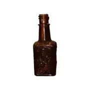 Rare Vintage Amber Bottle Bitters/perfume Bottle With Embossed Design