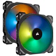 Corsair ML140 PRO RGB 2 Fan Pack with Lighting Node Pro 140mm Premium Magnetic