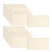 40 Pcs Canvas Pencil Pouch Zipper Makeup Bags Blank Craft DIY Bags Multipur R9N5