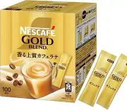 Nescafe Gold Blend Stick Coffee Cafe latte100 pcs (7gx100)