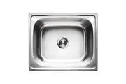 Tisira 60cm Single Bowl Laundry Tub Sink in Stainless Steel (TLLE50)