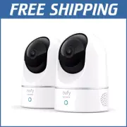 Plug-In Indoor 2K Security Cameras with AI Tracking and Voice Assistant Support
