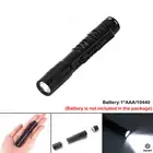 EDC Mini Flashlight Small Penholder Pen Light Pocket Torch Work Outdoor 120lumen